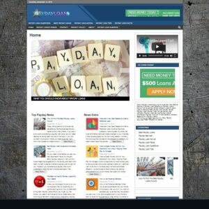 Payday loans WordPress Website
